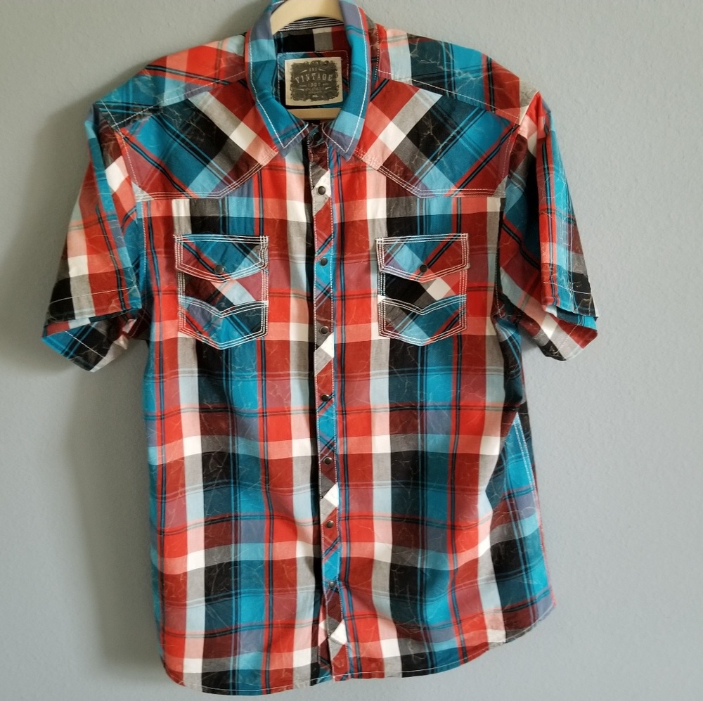 BUCKLE EXCLUSIVE BKE VINTAGE BRACKET SHIRT ATHLETI